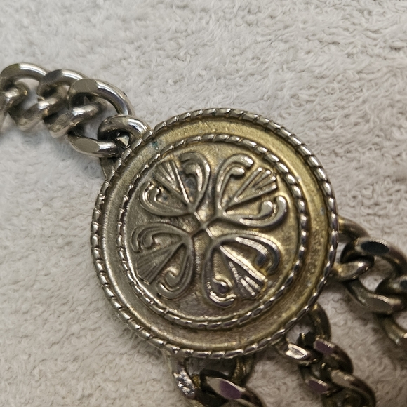 GUCCI WOMEN'S  LINK TRI CHAIN VINTAGE BELT. GENUINE & MAGNIFICENT. PHOTOS 📸 - Picture 5 of 13